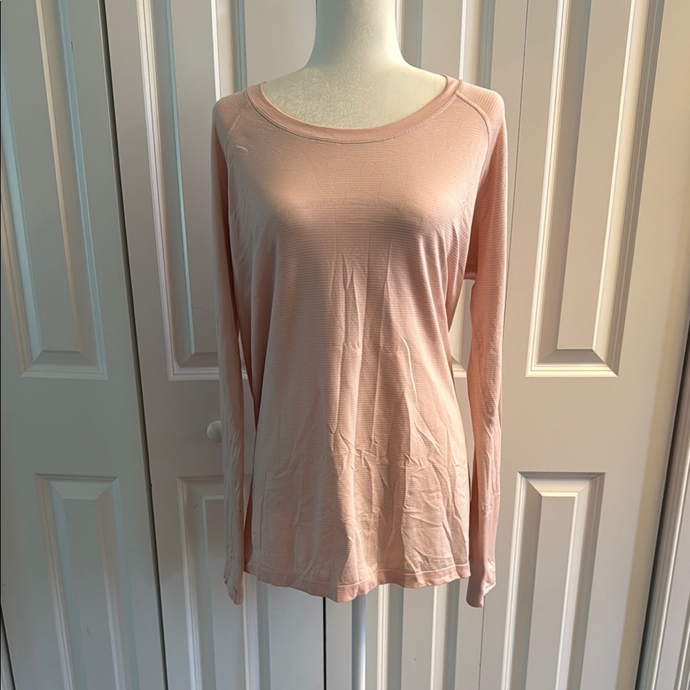 Lululemon Athletica SWIFTLY TECH L/S Soft Pink Long Sleeve